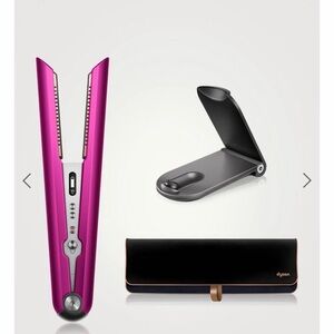 Dyson Fuchsia Hair Straightener with Black Case